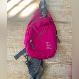 One Savvy Girl Sling Backpack